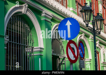 Straßen von Macau Stockfoto