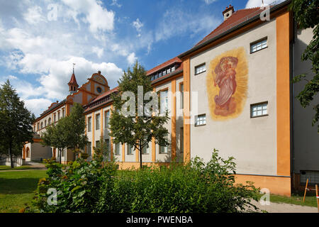 D-Bamberg, Regnitz und Main-Donau-Kanal, Oberfranken, Franken, Bayern, Stadtarchiv Bamberg, der ehemaligen Chirurgischen Klinik, Neobarocke, UNESCO Weltkulturerbe Stockfoto