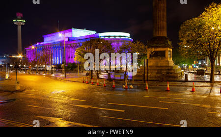 St George's Hall, St. John's Beacon,, Liverpool. Bild im Oktober 2018 übernommen. Stockfoto