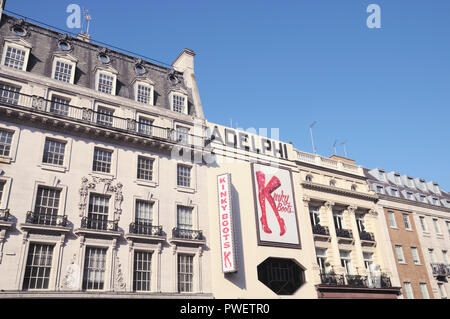 Das Adelphi Theatre am Strand spielen Hit der musikalischen Produktion Kinky Boots, London, England, Großbritannien Stockfoto
