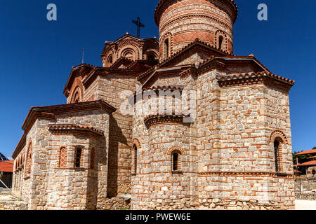 Kirche der Heiligen Clemens und Panteleimon in der Stadt Ohrid in Mazedonien Stockfoto