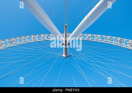 London Eye abstrakt. London, Großbritannien Stockfoto