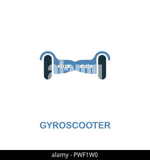 Gyroscooter Symbol in zwei Farben Design. Premium Style von intelligenten Geräten. UI und UX. Abbildung: gyroscooter Symbol. Für web design, Stockfoto