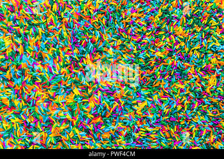 Eine bunte Reiskorn Hintergrund Stockfoto