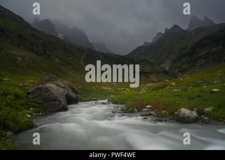 Fließende Natur Stockfoto