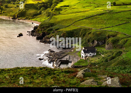 Landschaft rund um Torr Head, der Anziehung eines Nordirland befindet sich auf Land von antrim in der Nähe von Ballycastle. Stockfoto