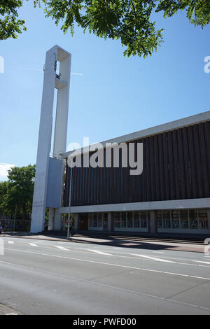 Niederlande, Südholland - 5. August 2018: Kirche in Den Haag Stockfoto