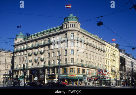 Wien Hotel Bristol Wien Das Hotel Bristol Stockfoto