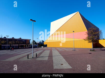 Lelystad, Niederlande, 10. Oktober 2018: Theater Agora im Zentrum der niederländischen Stadt lelystad in der Provinz Flevoland in den Niederlanden Stockfoto