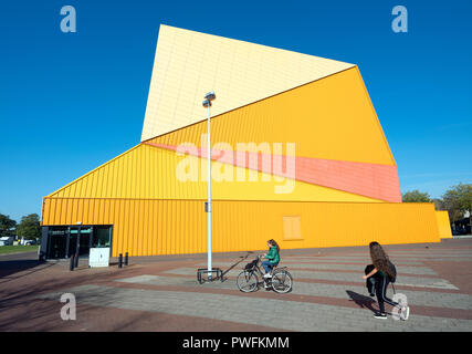 Lelystad, Niederlande, 10. Oktober 2018: Theater Agora im Zentrum der niederländischen Stadt lelystad in der Provinz Flevoland in den Niederlanden Stockfoto