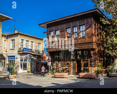 Istanbul, Türkei, 5. November 2010: Buyukada Hotel auf Büyükada, einer der Prinzeninseln. Stockfoto