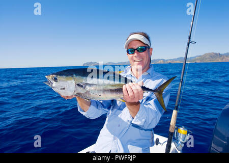 Szene aus Salzwasser Fliegenfischen für bonefish und Tarpon, roosterfish, Mahi Mahi, Thunfisch, Makrele, und ermöglichen. Stockfoto
