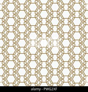 Moderner Luxus geometrische Ornamente mit Linien nahtlose Muster Hintergrund Stock Vektor