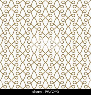 Moderner Luxus geometrische Ornamente mit Linien nahtlose Muster Hintergrund Stock Vektor