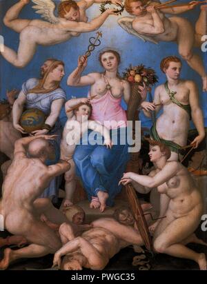 Allegorie der Fortune, von Agnolo Bronzino. Stockfoto