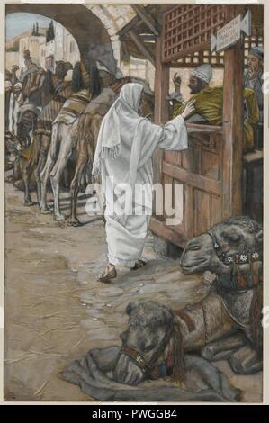 Die Berufung des heiligen Matthäus (Berufung de Saint Mathieu) - James Tissot - insgesamt. Stockfoto