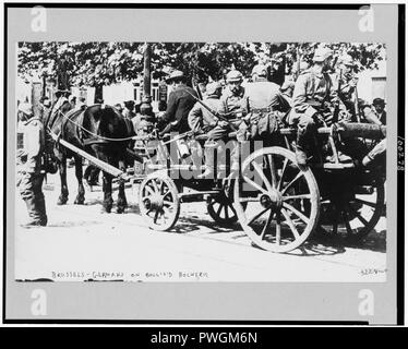 Auf dem Boulevard Bolwerk Brussels-Germans Stockfoto