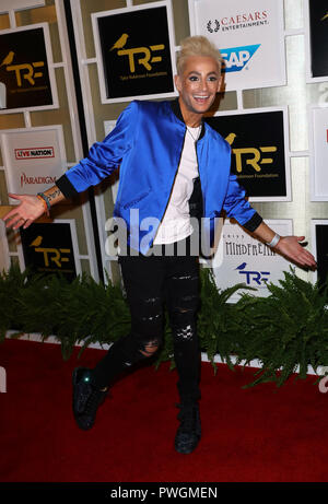 Die Tyler Robinson Stiftung 5. jährlichen Anstieg bis Gala Roter Teppich im Caesars Palace mit: Frankie Grande, wo: Las Vegas, Nevada, United States Wenn: 14 Sep 2018 Credit: Judy Eddy/WENN.com Stockfoto