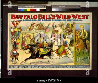 Buffalo Bill's Wild West und Kongress der Rough Rider der Welt Stockfoto