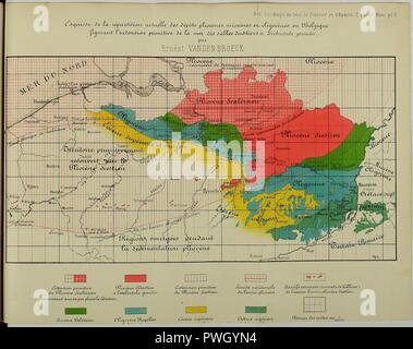 Bulletin de la société belge de Géologie, de paléontologie et d'Hydrologie Stockfoto