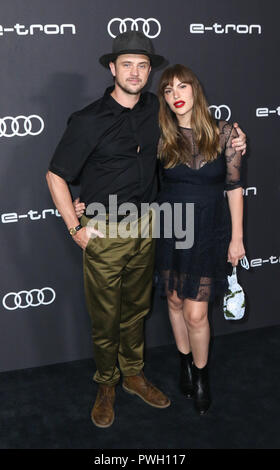 Audi feiert den 70 Emmys gehalten an der La Peer Hotel - Anreise mit: Boyd Holbrook, Tatiana Pajkovic Wo: Los Angeles, Kalifornien, Vereinigte Staaten, wenn: 14 Sep 2018 Credit: Sheri Determan/WENN.com Stockfoto