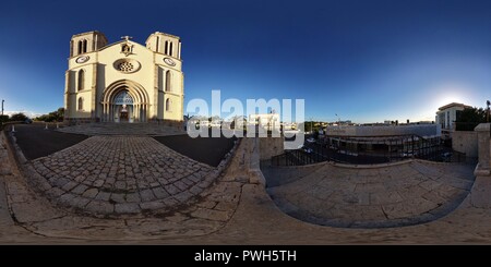 360 Grad Panorama Ansicht von Kathedrale Noumea Newcaledonia