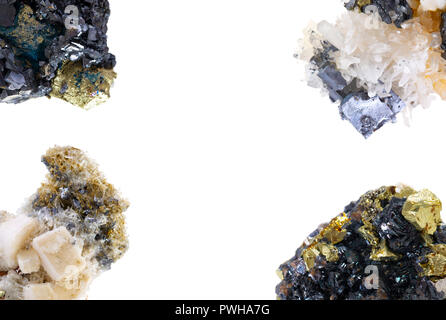 Pyrit mineral Kristall der Pyrit mineral crystal Galena Stockfoto