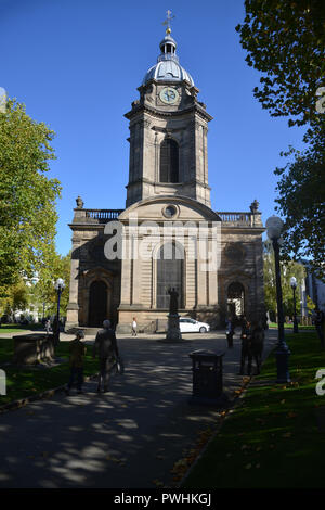 St. Philip's Kathedrale, Cathedral Square, Birmingham Stockfoto