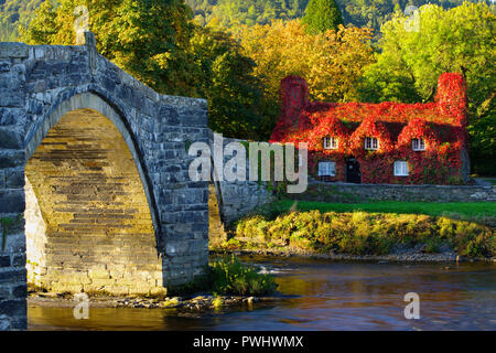 Tu Hwnt y Bont, Llanrwst, Stockfoto