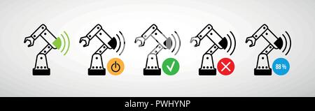 Inudstry Zukunft Stock Vektor