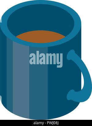 Tasse Tee Symbol, isometrische Stil Stock Vektor
