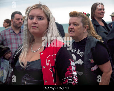 Eine Rock & Roll sammeln in Brighton Stockfoto