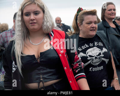 Eine Rock & Roll sammeln in Brighton Stockfoto