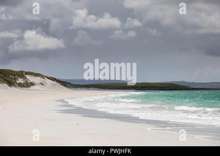 Traigh Hornais Beach, North Uist, Äußere Hebriden, Schottland, Großbritannien Stockfoto
