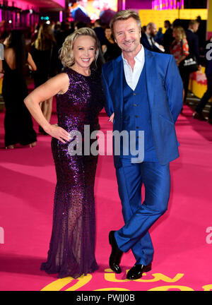 Jayne Torvill und Christopher Dean an der ITV-Palooza gehalten an der Royal Festival Hall, Southbank Centre, London. Stockfoto