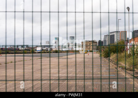 Der Standort der neuen HS2 High Speed Rail Station an Curzon Street, Digbeth, Birmingham Stockfoto