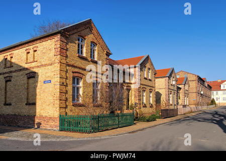 Das Dorf Annahuette in Lausitzer Seenplatte, Brandenburg Stockfoto