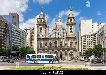 Nossa Senhora da Candelária Kirche in Rio de Janeiro, Brasilien, Südamerika Stockfoto