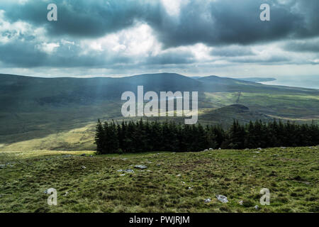 Blick von Moelfre in Pwllheli, Gwynedd, North Wales, UK. Stockfoto