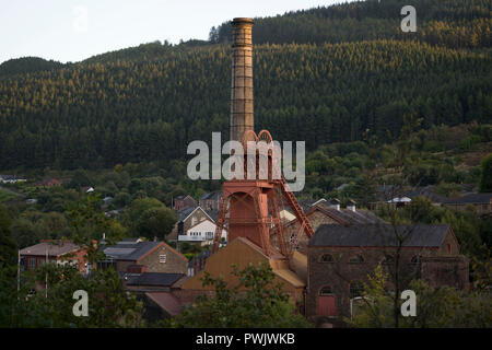 Eine allgemeine Ansicht der Rhondda Heritage Park im ehemaligen Bergbau Gemeinschaft von Trehafod in Rhondda Cynon Taf, Wales, UK. Stockfoto