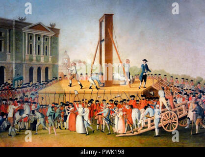 Hinrichtung Von Marie Antoinette 1793 Stockfotografie Alamy   Marie Antoinette Die Hinrichtung Von 1793 An Der Place De La Rvolution Pwk198 