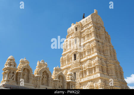 Tempel Turm von virupaksha Tempel in Hampi, Indien Stockfoto