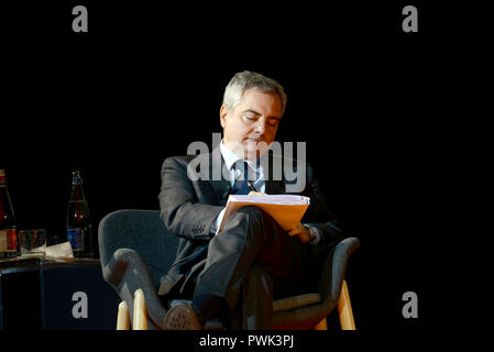 Rom, Italien. 16 Okt, 2018. Dario Scannapieco, Vizepräsident der EIB, bei der ANCE Montage, Nationaler Verband der Gebäude Konstruktoren, im Auditorium der Vermittlung von Rom statt. Credit: Unabhängige Fotoagentur/Alamy leben Nachrichten Stockfoto