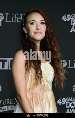 Nashville, TN, USA. Oktober 2018. 16. Oktober 2018 - Nashville, TN - Lauren Daigle. 49. Jährliche GMA Dove Awards in der Allen Arena, Lipscomb University. Foto: Dara-Michelle Farr/Admedia Stockfoto