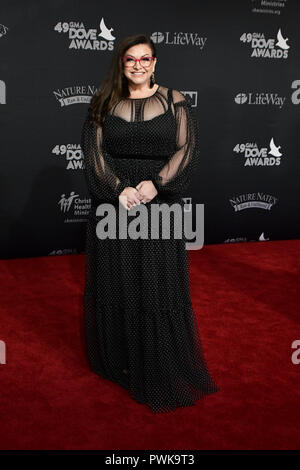 Nashville, TN, USA. Oktober 2018. 16. Oktober 2018 - Nashville, TN - Taranda. 49. Jährliche GMA Dove Awards in der Allen Arena, Lipscomb University. Foto: Dara-Michelle Farr/Admedia Stockfoto
