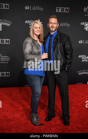Nashville, USA. 16. Okt 2018. Die Foughtys auf dem roten Teppich auf der 49. jährlichen Dove Awards in Lipscomb Universität in Nashville, Tennessee am 16. Oktober 2018. - Foto: Marty Jean-Louis Credit: Marty Jean-Louis/Alamy leben Nachrichten Stockfoto