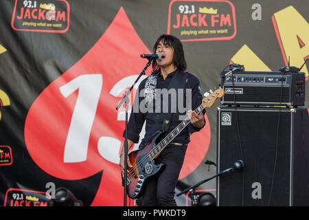 Irvine, Kalifornien, USA. 14 Okt, 2018. Die EverClear-Technologie bei 93.1 JACK FM Jack's 13. Zeigen an FivePoint Amphitheater in Irvine, Kalifornien am Oktober 14, 2018 Credit: Marissa Carter/ZUMA Draht/Alamy leben Nachrichten Stockfoto