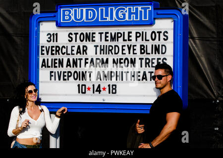 Irvine, Kalifornien, USA. 14 Okt, 2018. 93.1 JACK FM präsentiert Jack's 13. Zeigen an FivePoint Amphitheater in Irvine, Kalifornien am Oktober 14, 2018 Credit: Marissa Carter/ZUMA Draht/Alamy leben Nachrichten Stockfoto