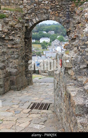 Castel Chriccieth in Wales Stockfoto