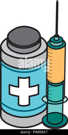 Medizinische Versorgung ergänzende Stock Vektor